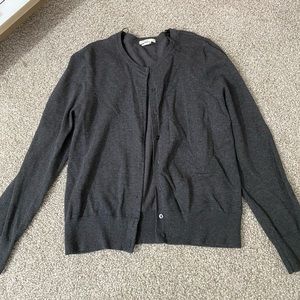 Grey cardigan